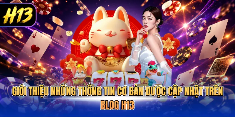 Giới thiệu những thông tin cơ bản được cập nhật trên Blog H13