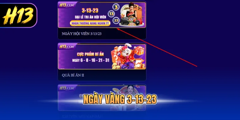 Ngày Vàng 3-13-23